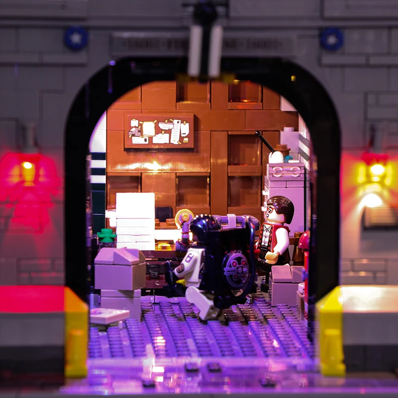 

The Only Led Light Set Compatible Fo 75827 Building City Street Ghostbusters Firehouse Headquarters Blocks LED Toys Gift