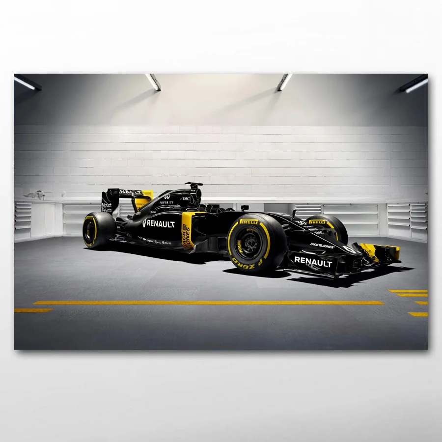 2016 Renaults RS16 F 1 Картина на холсте с изображением автомобиля Формула спортивных