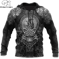 drop shipping viking tattoo 3d full printing autumn men hoodie unisex luxury hooded sweatshirt casual jacket tracksuits dw730