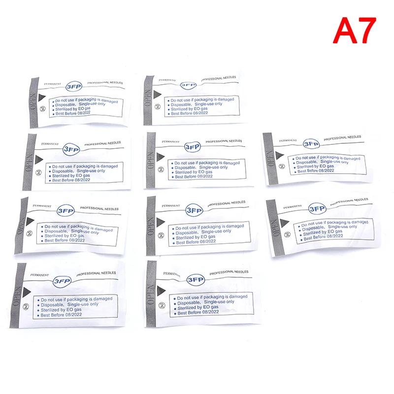 

10pcs/lot Tattoo Cartridge Needles Disposable Semi-Permanent Makeup Eyebrow Tattoo Machine Pen Supply Make Up Eye Beauty