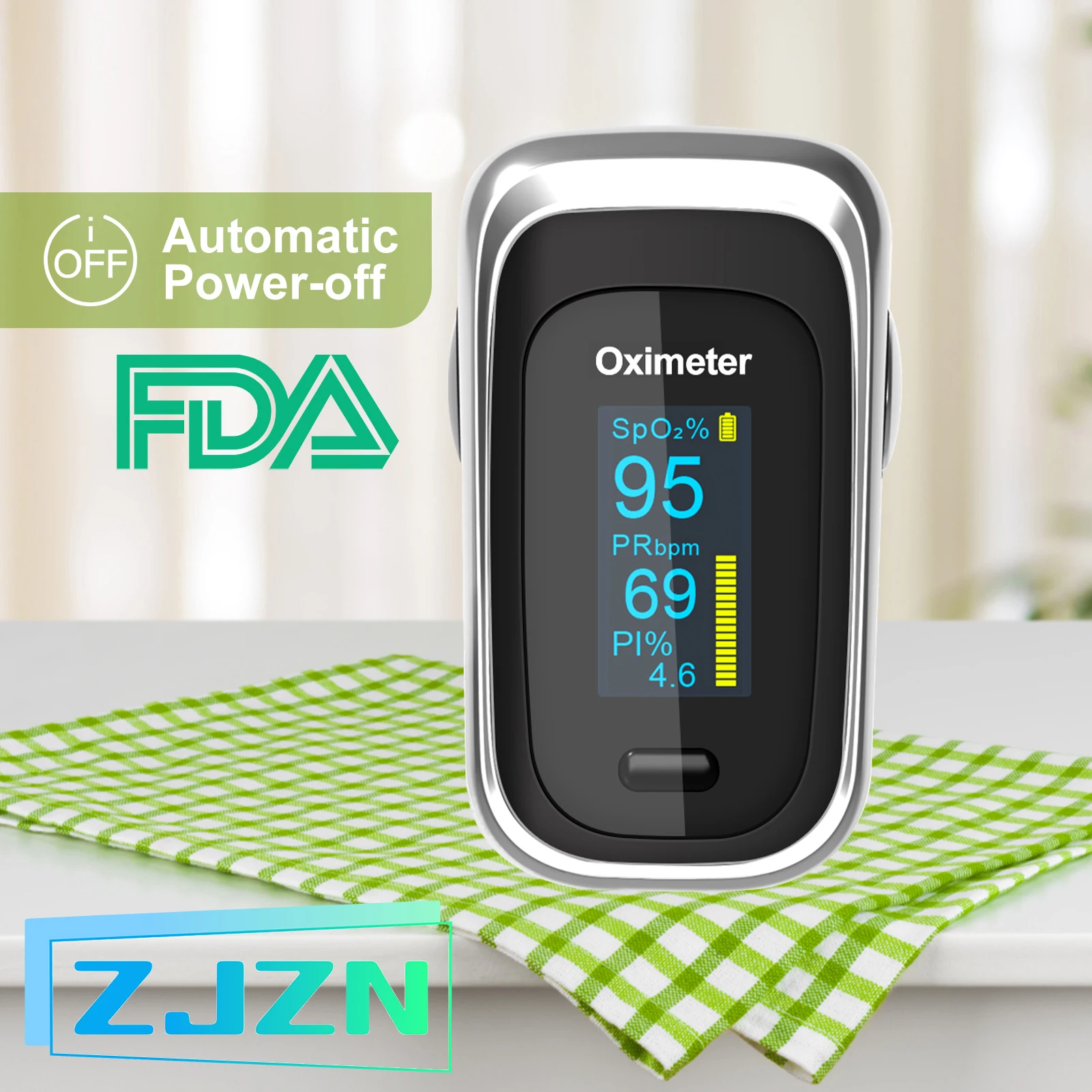 Пульсоксиметр профессиональный прибор для измерения пульса и уровня кислорода в