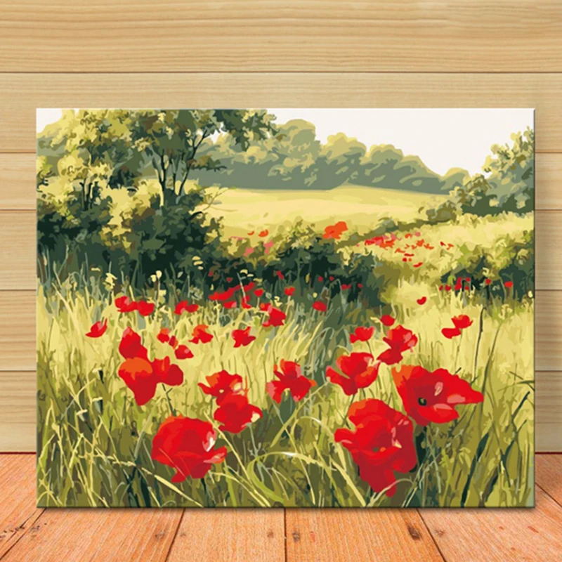 Краска по номерам DIY акриловая краска ing набор для детей и взрослых начинающих