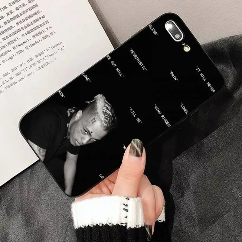 TOPLBPCS Rap Singer Xxxtentacion силиконовый черный чехол для телефона iPhone 8 7 6 6S Plus X 5S SE 2020 XR 11 12