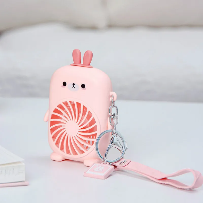 Мини-Веер портативный с USB-портом маленький веер для студентов на лето брелок