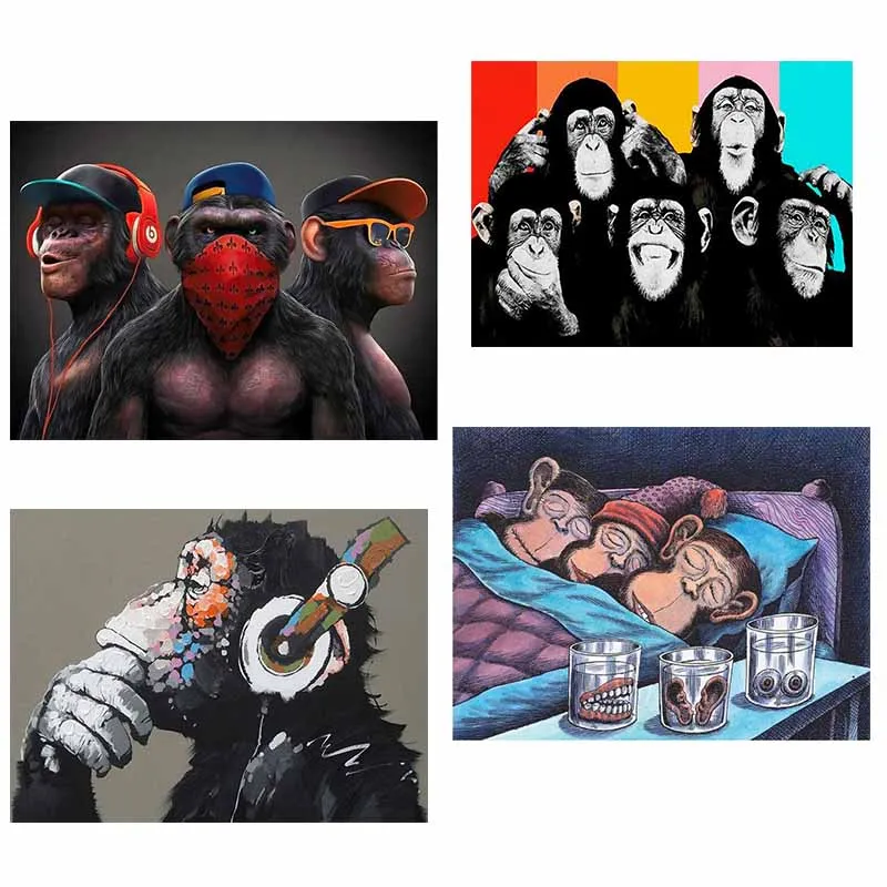 

Diamond Painting 5D Diamonds DIY Animal Cross Stitch Full Square Drill Embroidery Colorful Handmade Home Room Wall Decor
