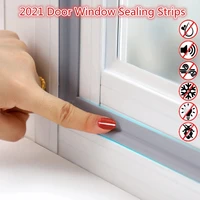 wearable door window sealing strips pu foam self adhesive tape waterproof dustproof sealing tape sound insulation tools sealant