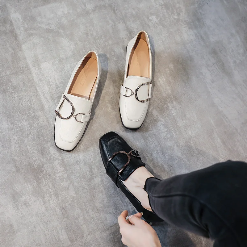 

Women Chunky Low Heels Shoes Nary Janes Oxfords Ladies Spring And Summer 2021 New Brand Shoes