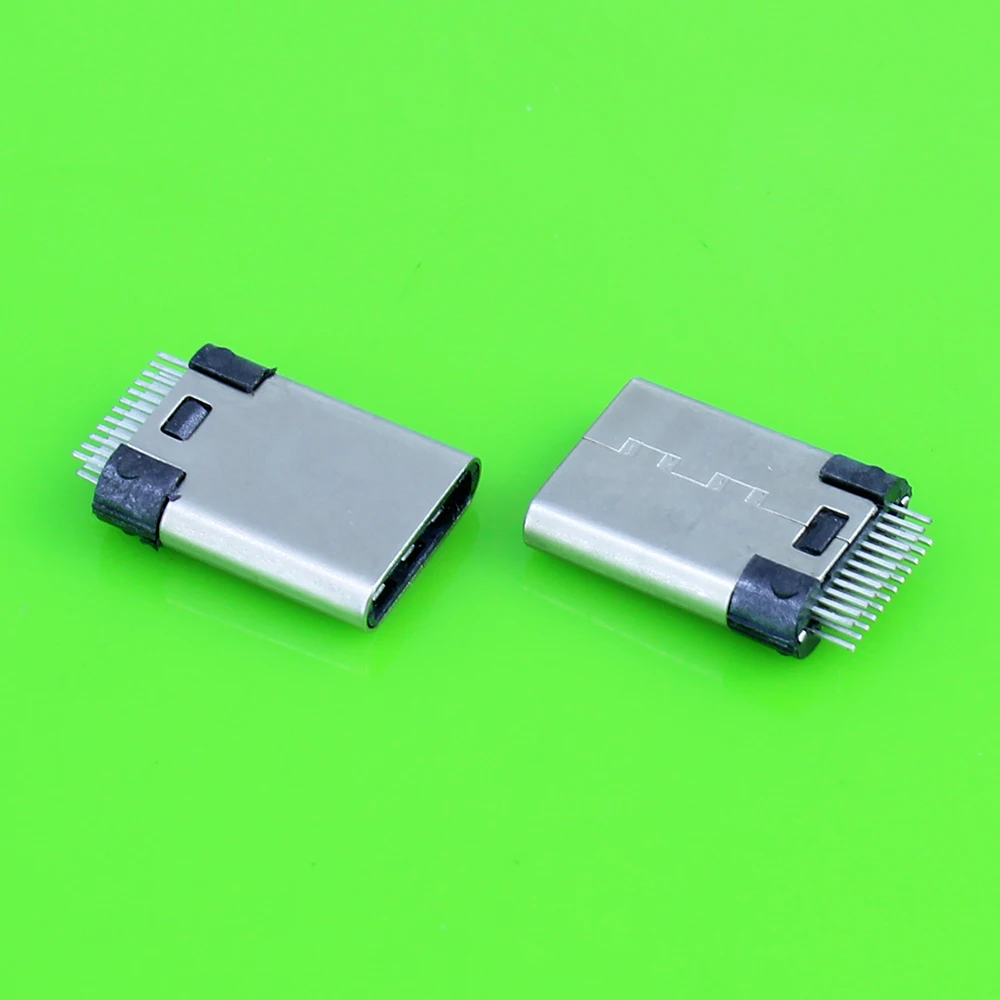 YuXi USB 3 1 Тип C разъем 24 шпильки штекер гнездо адаптер розеток для припоя провода и