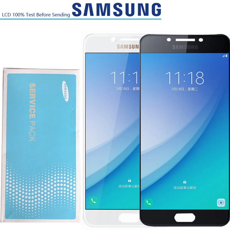 5 7 новый оригинальный Супер AMOLED LCDs дисплей для Samsung Galaxy C7 Pro C7010 SM C7010Z ЖК сенсорный