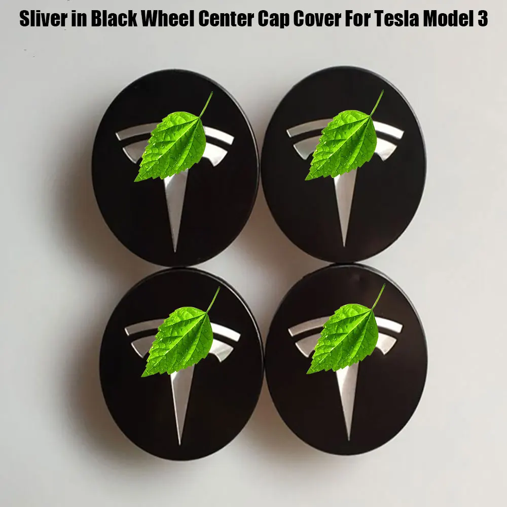 Для Tesla модель 3 X S Нержавеющая сталь колпачки для колес Крышка Ступицы логотип значок Серебряный+ черный 4 шт