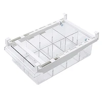 8 squares drawer organizer box fruit transparent storage bins vegatable meat freezer fridge stackable cabinet kitchen items