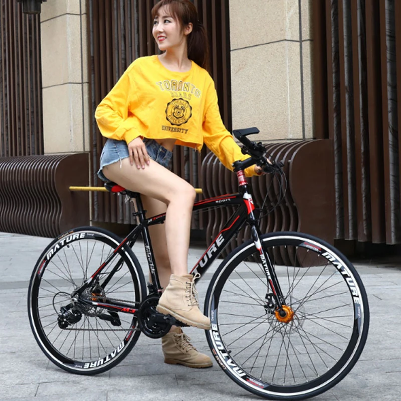 Дорожный велосипед с ульсветильник Кими дисковыми тормозами 21/30/33 скорости из