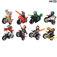 kamen rider building block minifigure motorcycle model ghost warrior masked doll childrens assembling set toy doll gift