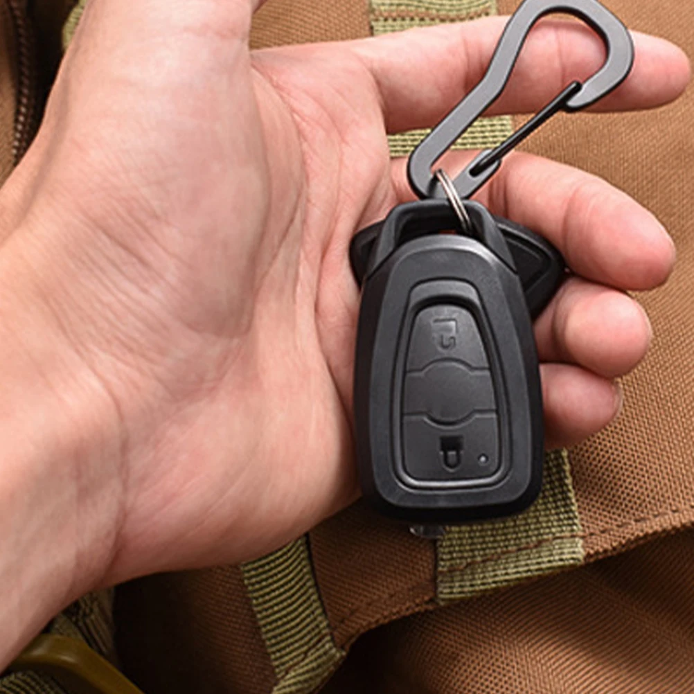 

6pcs Stainless Steel Buckle Carabiners Hanging Hook Climbing Carabiner Buckles