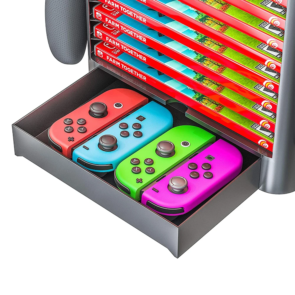 Nintendo Switch для аксессуаров игровой приставки чехол Подставка хранения НС консоли CD