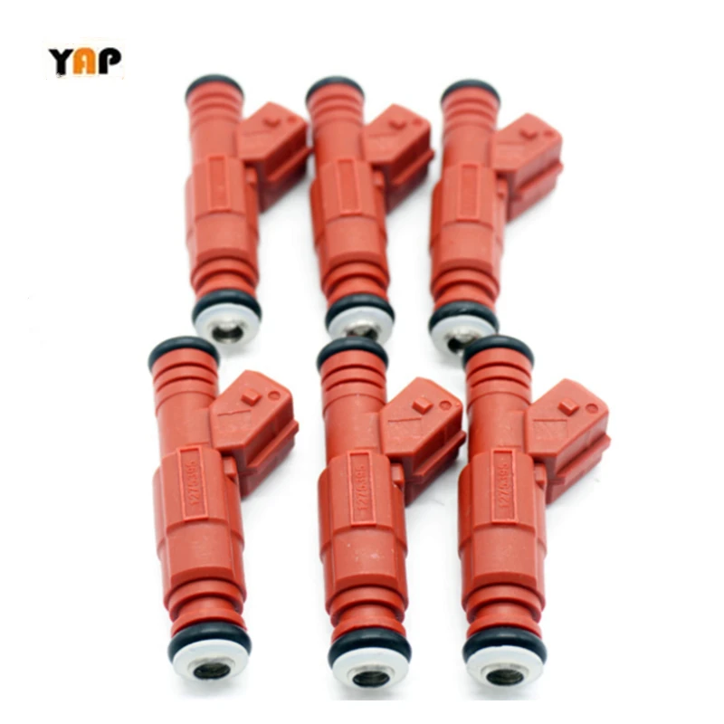 

6 шт. новый топливный инжектор (6) Для Volvo V70 S70 C70 S60 850R 2.5L 3.0L 2500cc 3000CC V6 0280155759 1996-2004