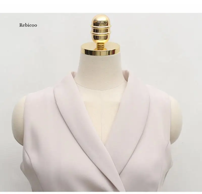 

Summer Women's Sleeveless Jumpsuit Ladies New Wide Leg Long Jumpsuit Casual Office Professional Ladies Workwear Jumpsuit