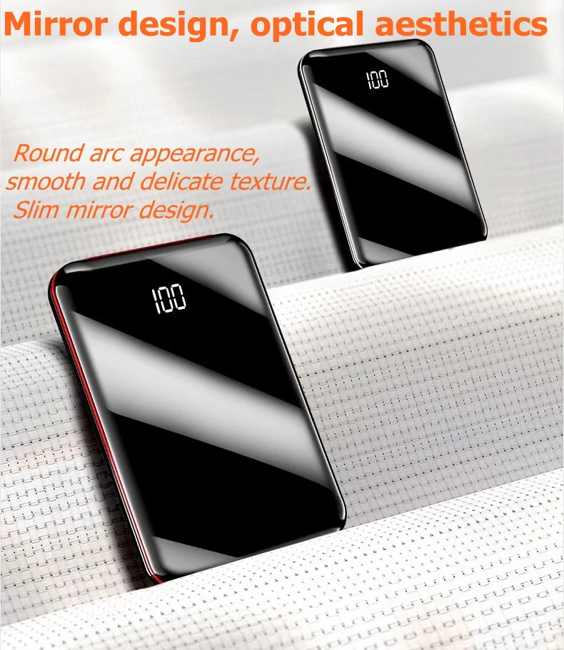 

Gift Set Trendy Portable Mini Mobile Power Bank 10000 mah Power+Banks