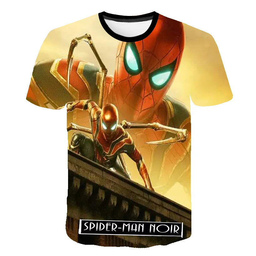 

3D Cool Anime T-Shirt Kids Funny Casual Super Hero Fashion T-Shirt Summer Children Boy Girl Clothes Cool Tshirt Tops Tees 4-14T