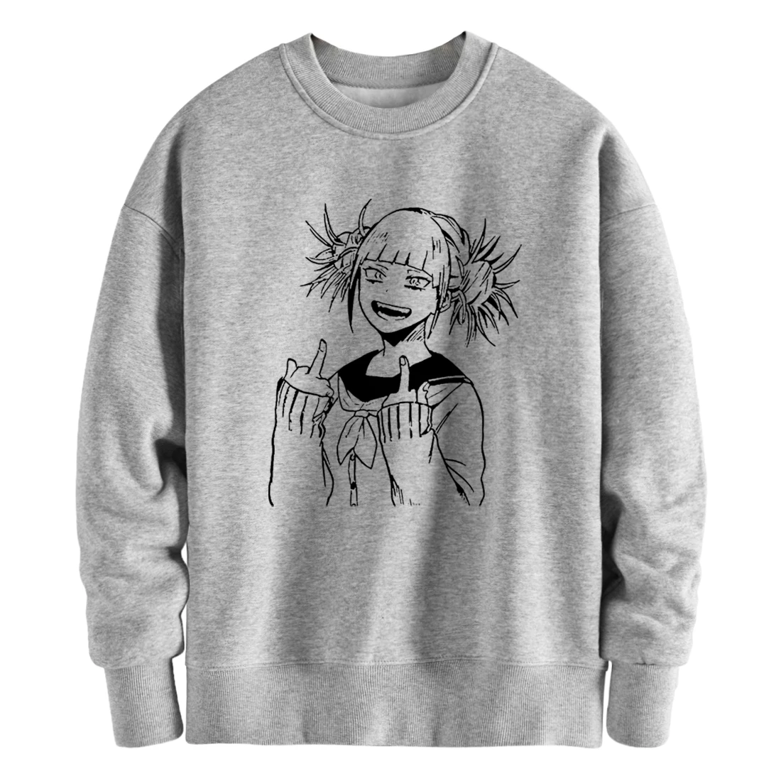 

Толстовка с длинным рукавом для девочек в стиле аниме, мужская повседневная толстовка, одежда 2020, Зимние пуловеры в стиле Харадзюку, дышащая...