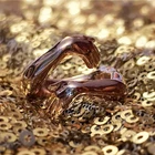 Новая романтическая любовь Hug Резные из розового золота ручной Кольца Творческий открытый палец регулируемые кольца для женщин и мужчин, модные ювелирные изделия