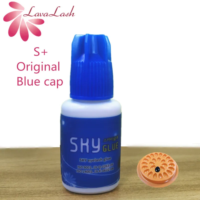 Оригинальный клей для наращивания ресниц 1 флакон небо синий колпачок быстрая