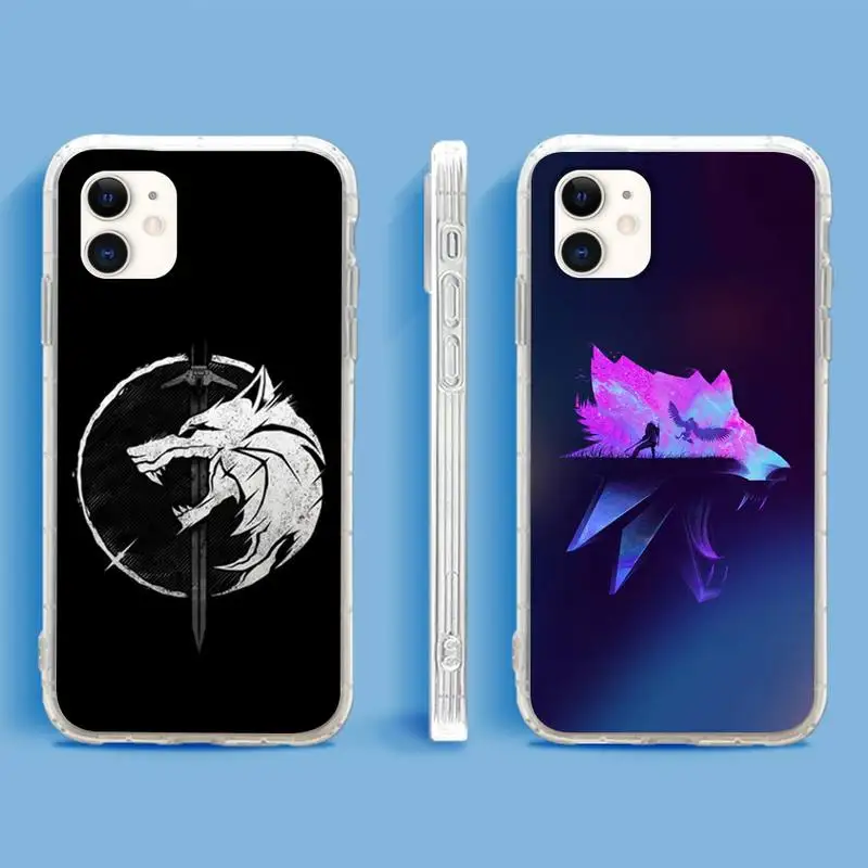 

Hot Game W-Witcher Phone Case For iPhone 13 12 11Pro Max 11 XR XS Max X Mini 8 7 6 SE 2020 Soft Transparent Cover