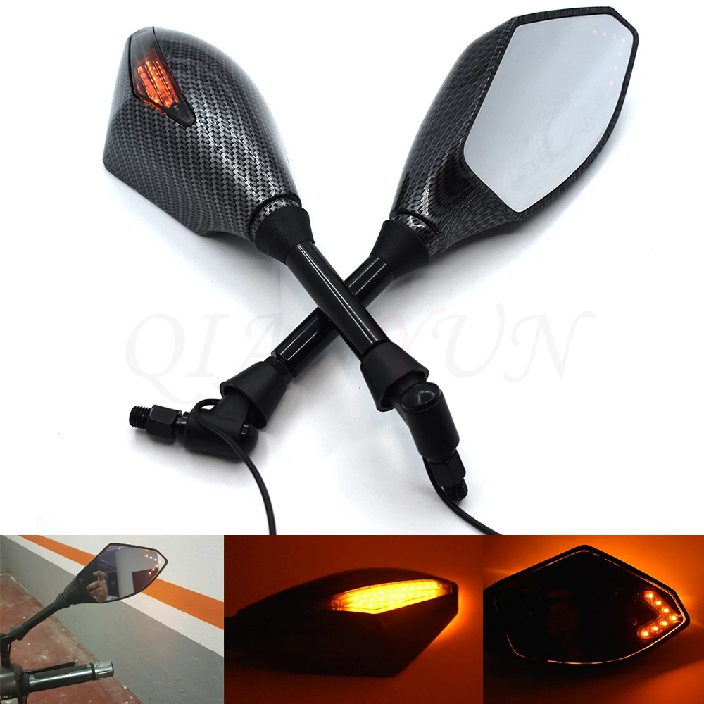 Светодиодный фонарь для мотоцикла боковые зеркала указатель поворота зеркало