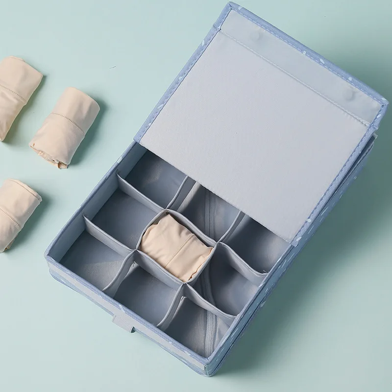 Разделители ящики для хранения с тканевым чехлом органайзер бюстгальтера нижнее