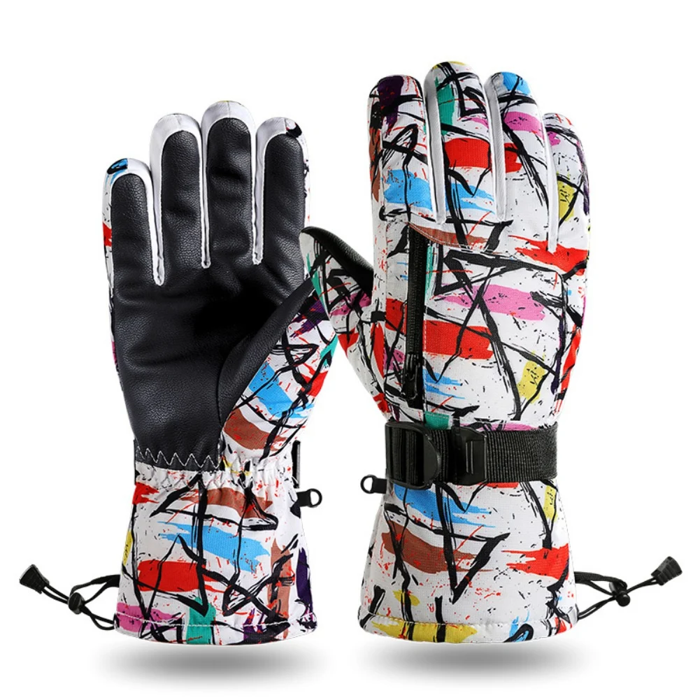 

Зимние лыжные перчатки для езды на мотоцикле ветрозащитные сохраняющие тепло флисовые теплые перчатки для альпинизма и снега для мужчин и ...