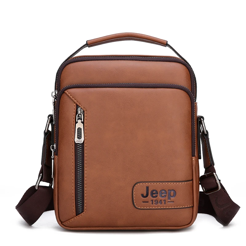 

Vintage Men's Handbag Shoulder Bag PU Leather Business Male Messenger Bag Fashion Elegant Men's Bag Top-Handle Handbag Pouch