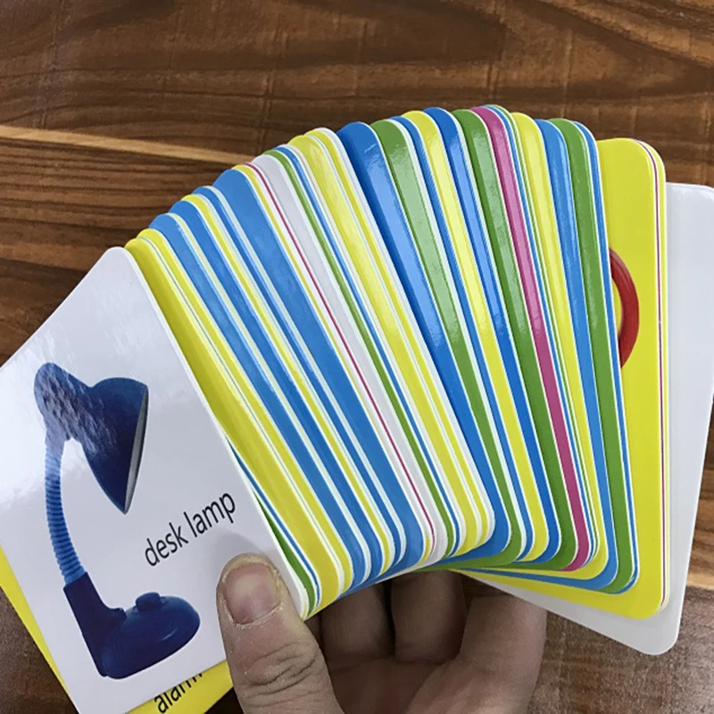 44 шт. повседневные английские китайские карточки для слов флеш карты лексика