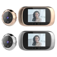 2 8 inch lcd screen digital doorbell 0 3mp ir night vision electronic door peephole camera viewer 90 degree outdoor door bell