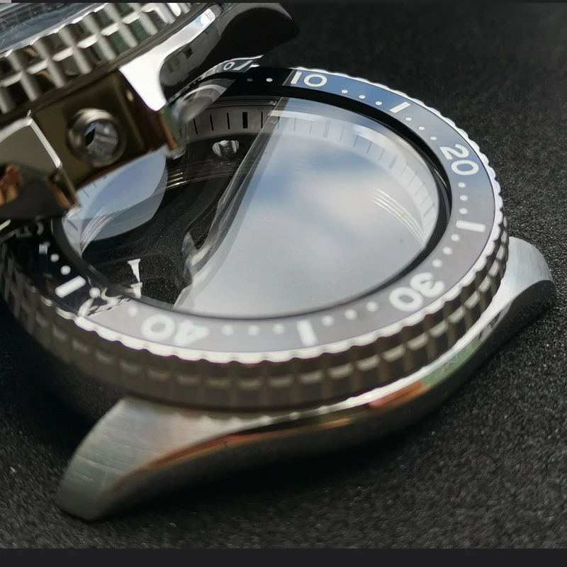 Heimdallr Watch Parts SKX007 Stainless Steel Watch Case Sapphire Ceramic Bezel Suitable For NH35/36 Movement 200m Waterproof