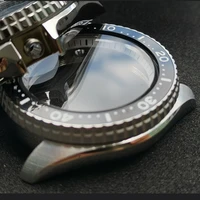 heimdallr watch parts skx007 stainless steel watch case sapphire ceramic bezel suitable for nh3536 movement 200m waterproof