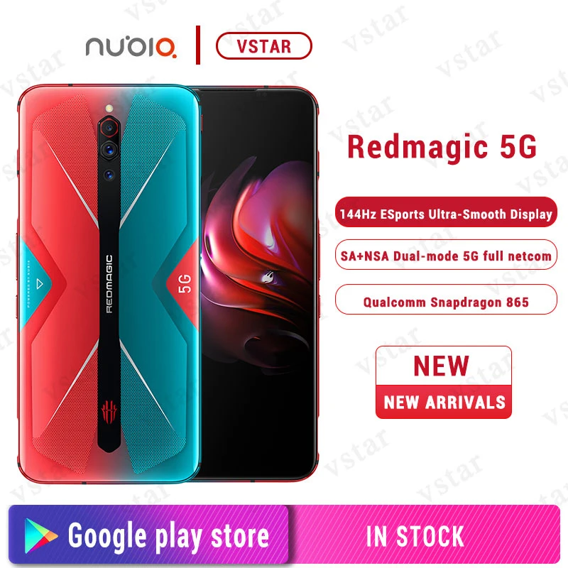 Глобальная версия Red Magic 5G игровой смартфон рамка RedMagic 6 65 дюймов 144 Гц активно