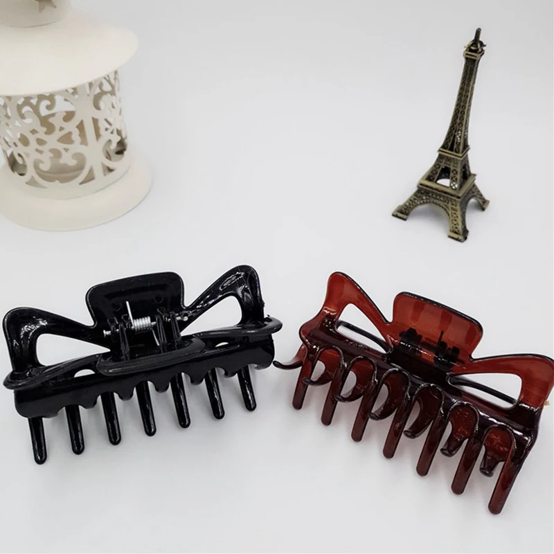 Women Large Hair Clamps Claw Clip Lady Female Casual Big Barrette Crab Claws Headwear Accessories |