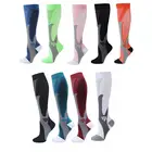 Новые спортивные уличные компрессионные эластичные удобные носки для предотвращения варикозного расширения вен мужские и женские мужские велосипедные футбольные чулки