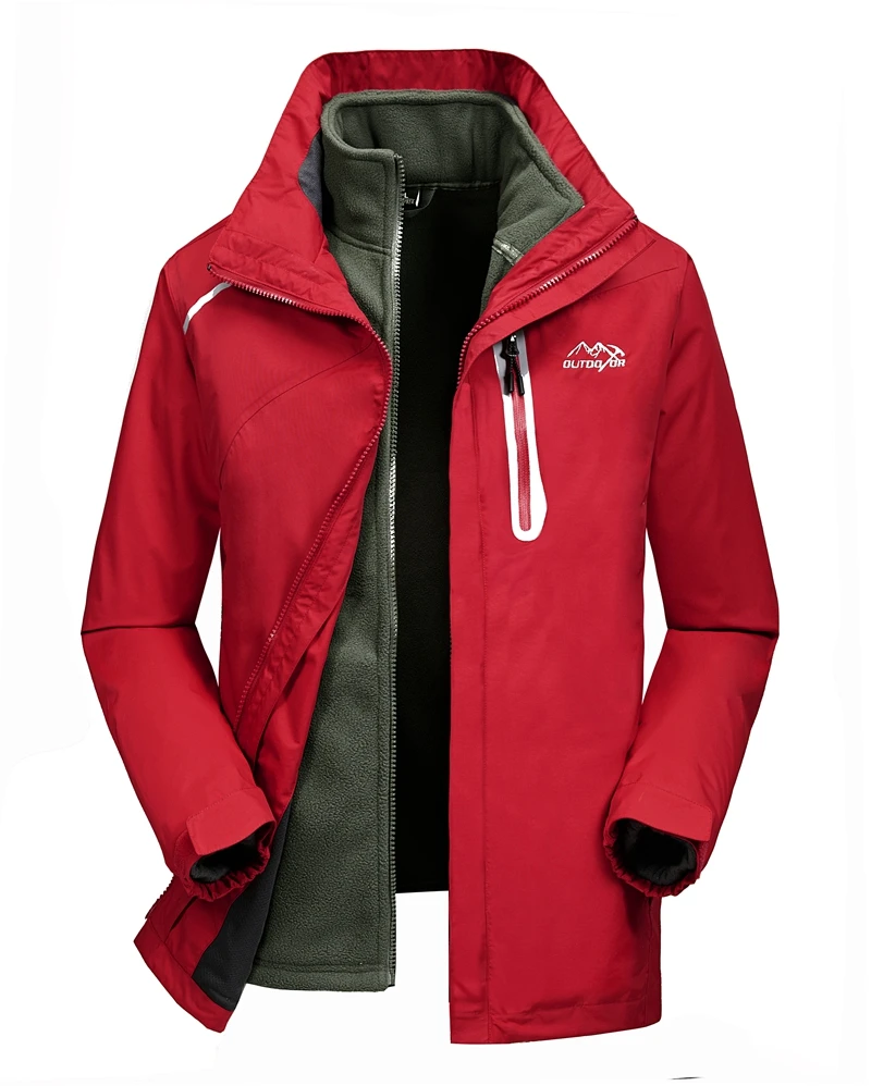 Ветрозащитная зимняя ветровка ZOXO лыжные куртки теплый пуловер двухслойные