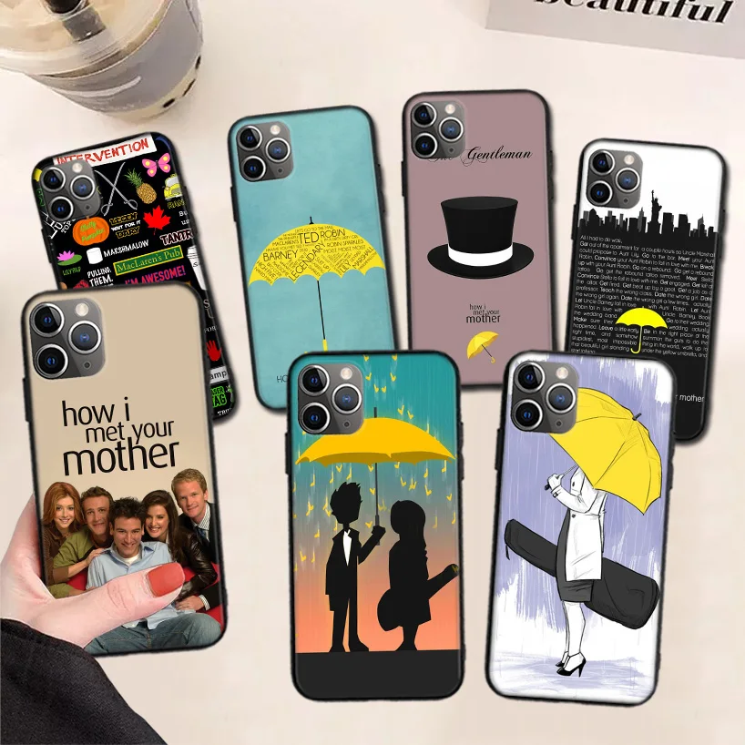 

How I Met Your Mother Himym Black Phone Case For Apple iPhone 11 13 Pro Max 12 Mini X XS XR 7 Plus 6 6S 8 + SE 5S Pattern Cover
