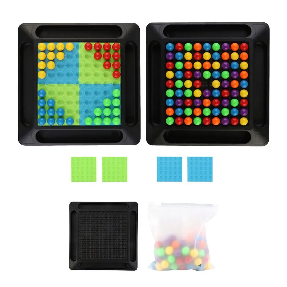 

Puzzle Magic Chess Board Games Rainbow Ball Elimination Colorful Interactive Montessori Educational Toys For Kids Adults