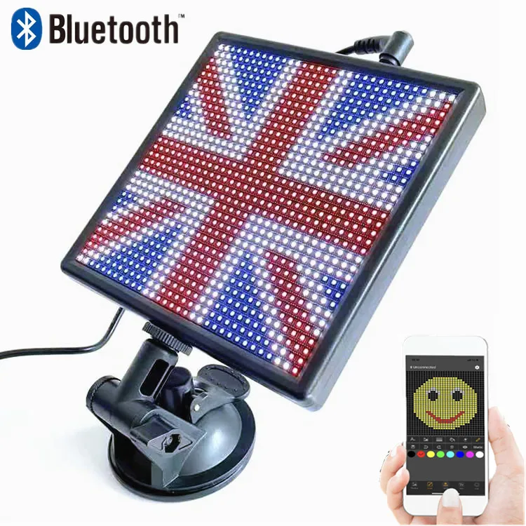 Светодиодный дисплей 12 В P4 RGB Bluetooth программируемое приложение матрица 32x32