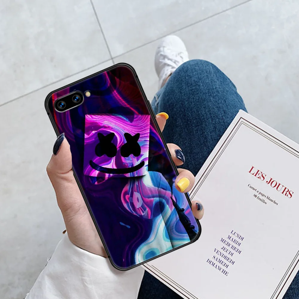 

DJ Marshmello Phone Case Cover Hull For HUAWEI Honor 6A 7A 7C 8 8A 8S 8x 9 9x 10 10i 20 Lite Pro black Prime Pretty Back Trend