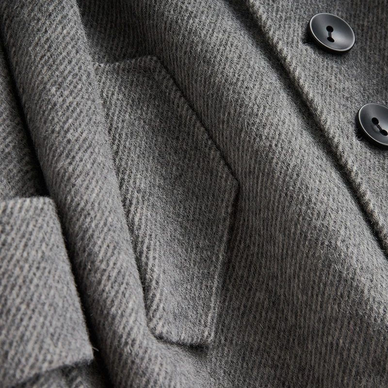 

coat, 100%, Wool autumn coat, double face wool coat, men's handmade, clothes