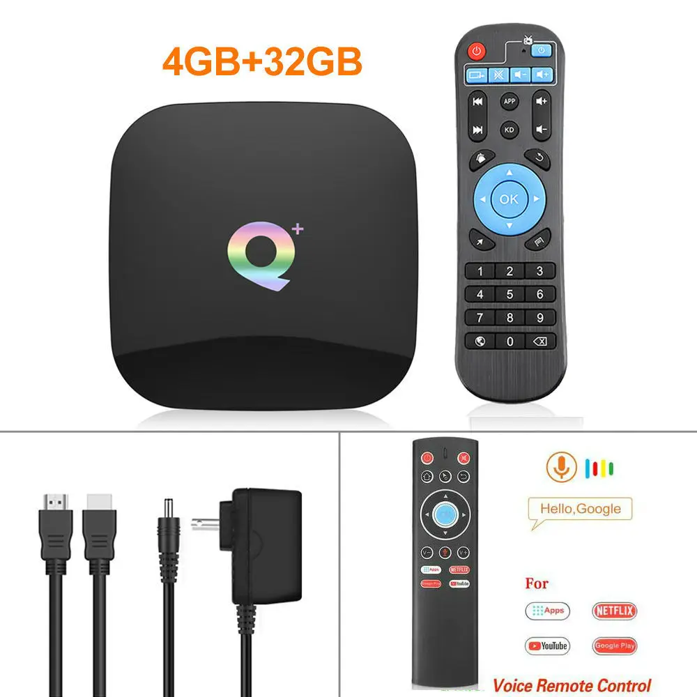 4G32G T1 Allwinner H6 6K Smart tv Box Android 9,0 Q Plus 4 ГБ ОЗУ 64 Гб ПЗУ четырехъядерный процессор Playstore Youtube Wifi телеприставка 2G16G медиаплеер - Цвет: 4G32G T1
