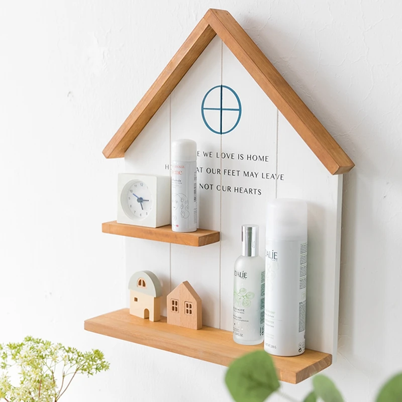 Деревянный настенный крючок настенное украшение для гостиной полка дырокол