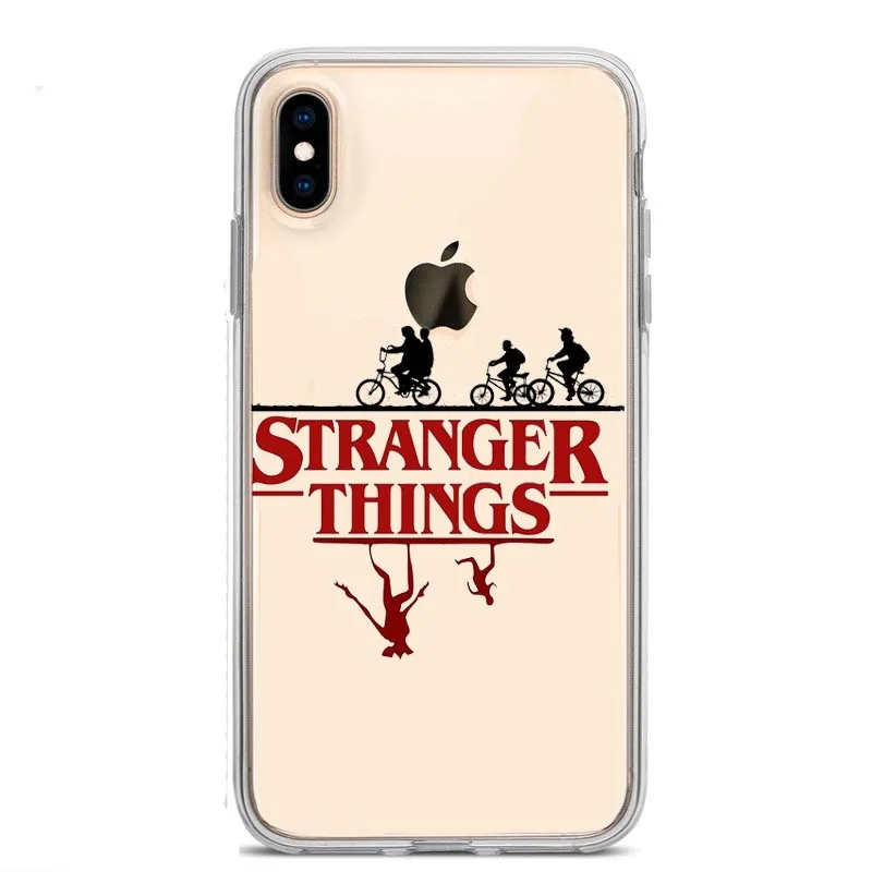 TPU Stranger things Сезон 3 Мягкий Силиконовый ТПУ чехол для телефона чехол для iPhone 8 7 6 6S Plus X XS MAX 5 5S SE XR Американский ТВ Coque Capa - Цвет: TPU