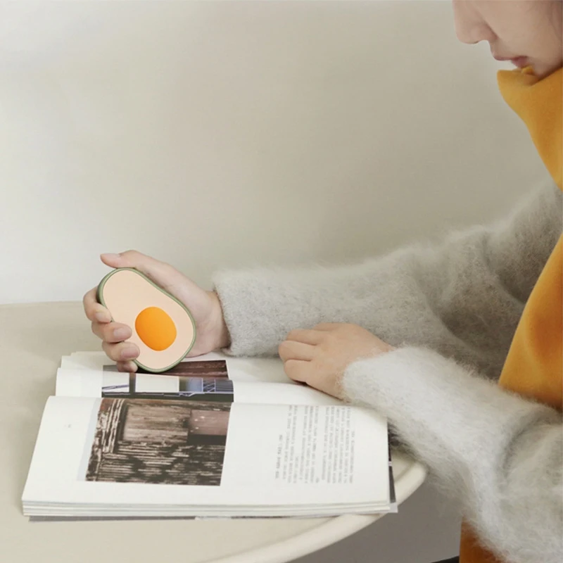 Зимний Карманный обогреватель для рук с авокадо 4000 мАч Электрический