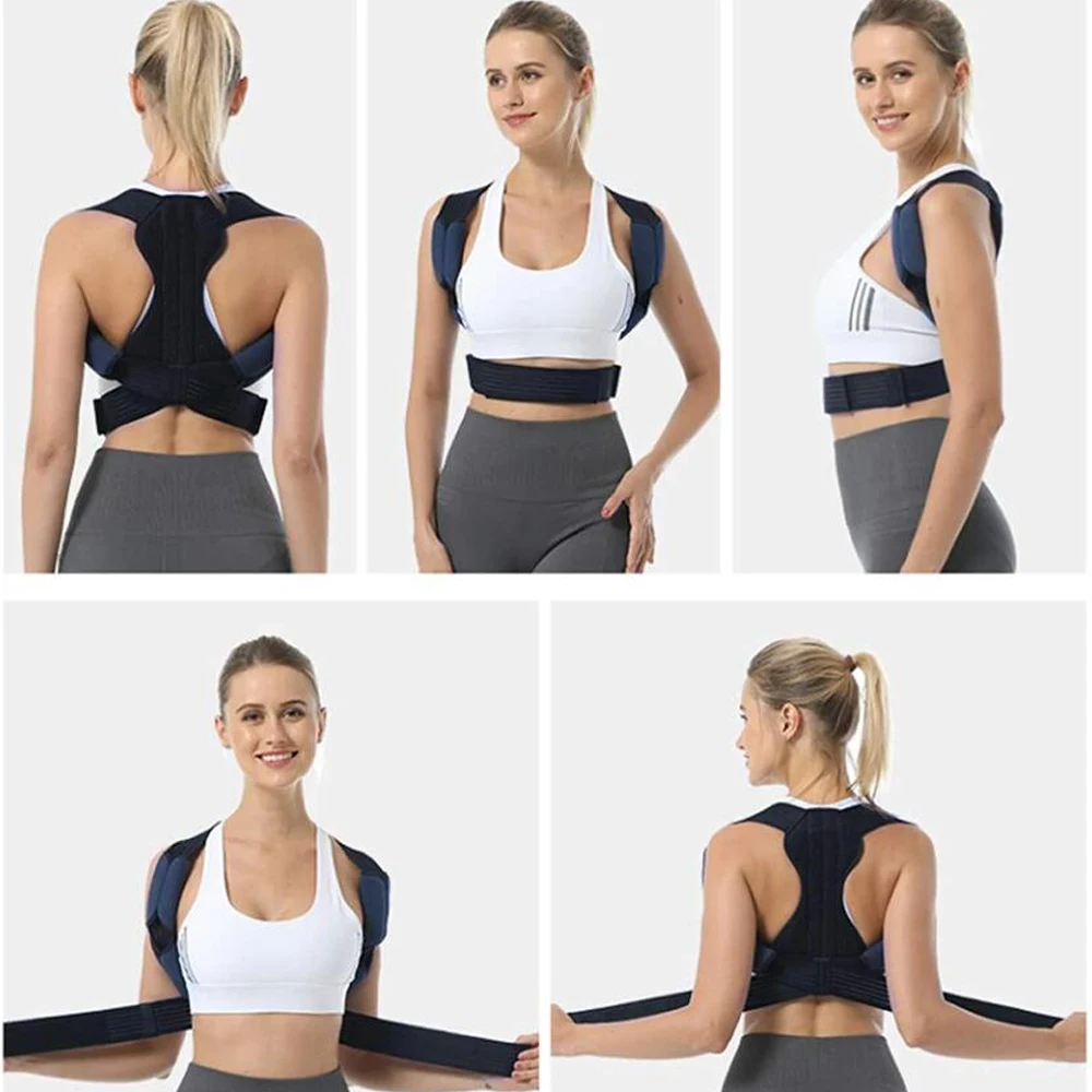 

Medical Support Bar Shoulder Spine Therapy Posture Corrector Kyphosis Corset Upper Back Brace Support Belt NO Slouching Women