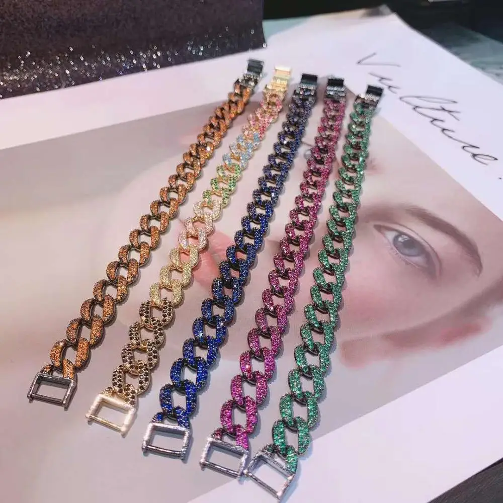 Роскошные женские ювелирные изделия в стиле хип-хоп рок 2020 украшенные